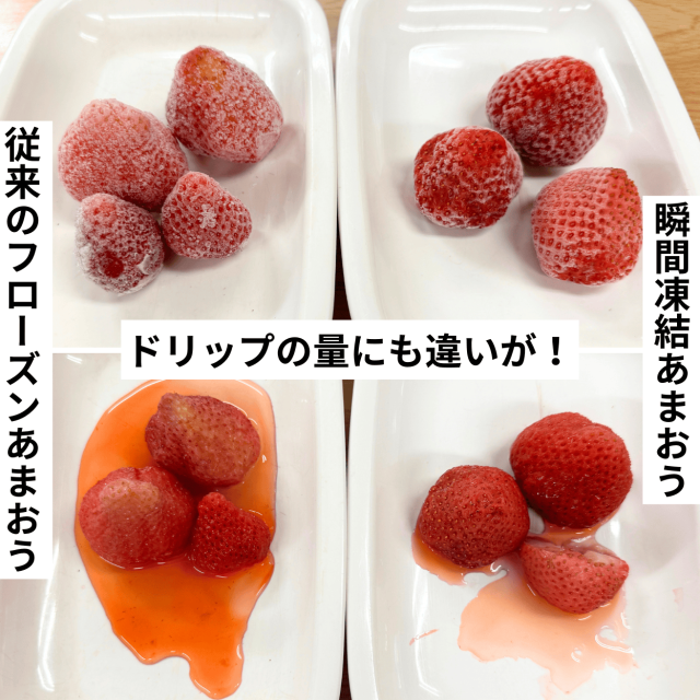 瞬間凍結_ドリップ比較