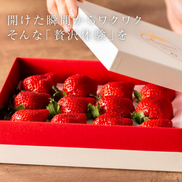 VIPボックス白 完熟あまおう 4Lサイズ 450g まるで宝石！希少な大玉