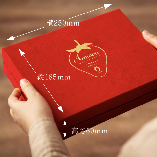 VIPボックス赤 完熟あまおう 3Lサイズ 450g ギフトのスタンダード